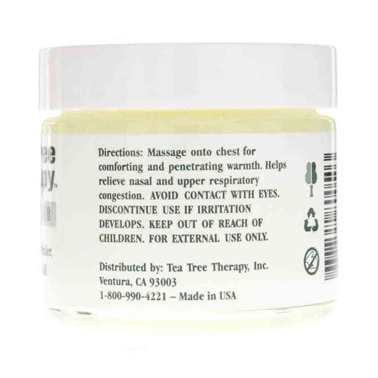 Eucalyptus Chest Rub, Tea Tree Therapy