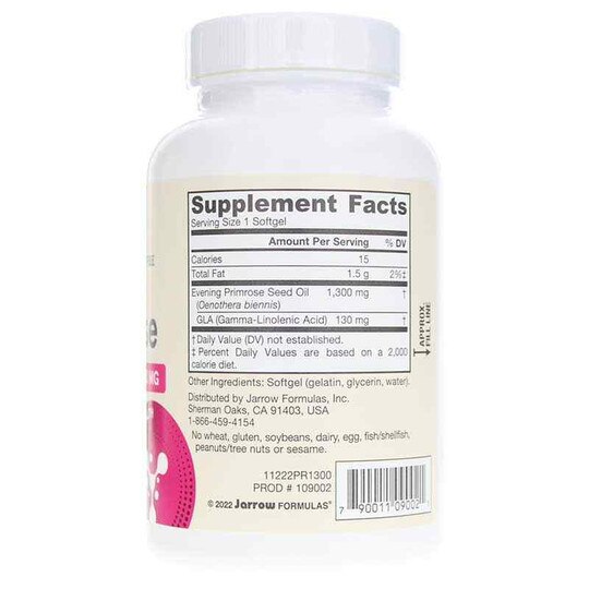Evening Primrose OIl 1300 Mg, 60 Softgels, JRF
