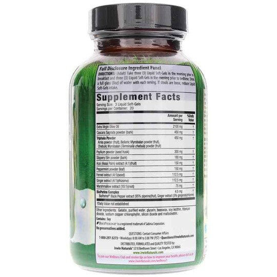 Extra Strength Colon Flush, 60 Liquid Softgels, IRN