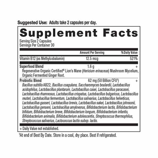Extra Strength Probiotics 50 Billion CFU, 60 Capsules, ANN