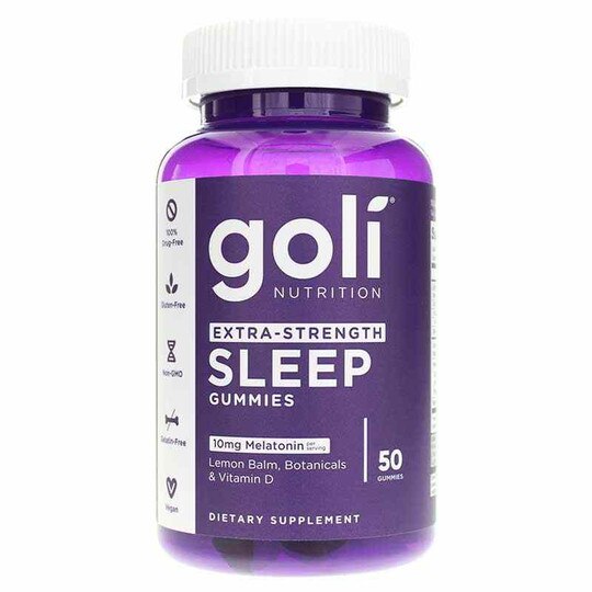 Extra Strength Sleep Gummies, Goli Nutrition