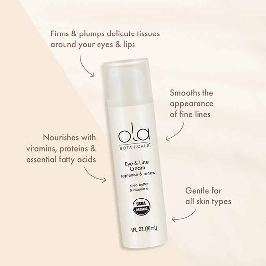 Eye & Line Cream Organic, 1 Oz, OBT