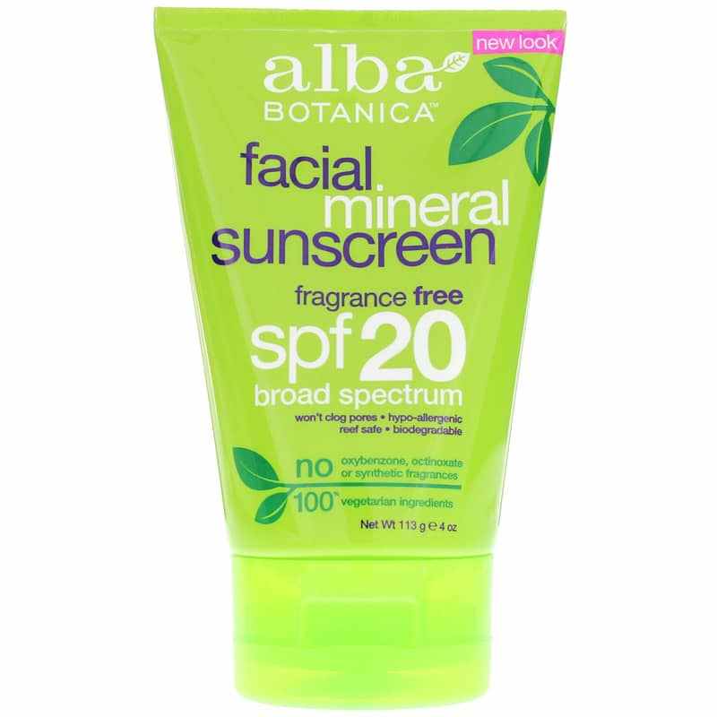 alba mineral sunscreen