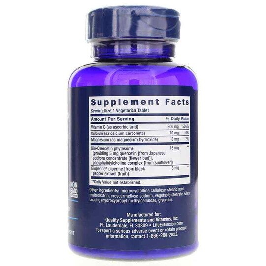 Fast-C & Bio-Quercetin Phytosome, 60 Veg Tablets, LFE