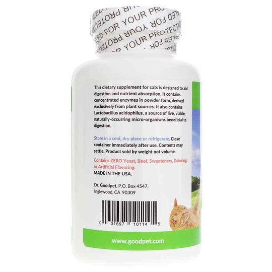 Feline Formula Digestive Enzymes, Dr. Goodpet