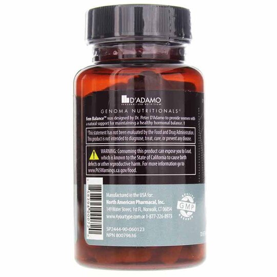 Fem Balance, 90 Veg Capsules, DAPN