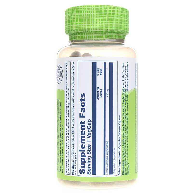 Fennel 450 Mg, Solaray