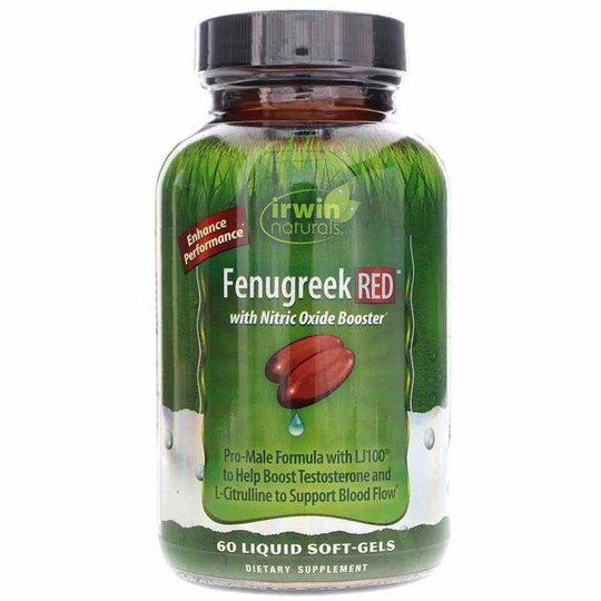 Fenugreek RED with Nitric Oxide Booster, Irwin Naturals
