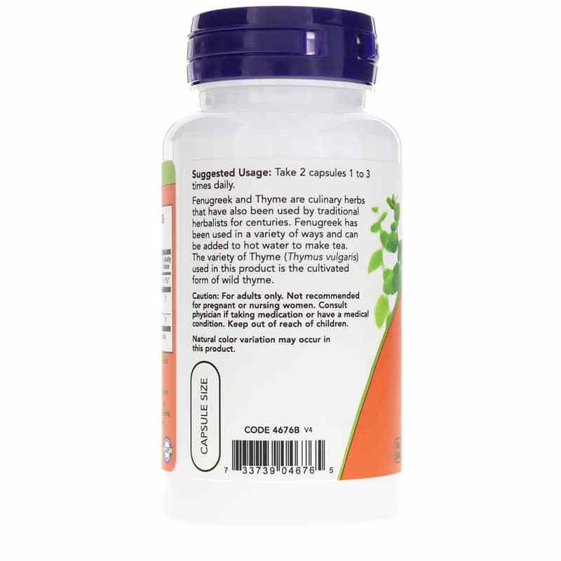 Fenugreek & Thyme, NOW Foods