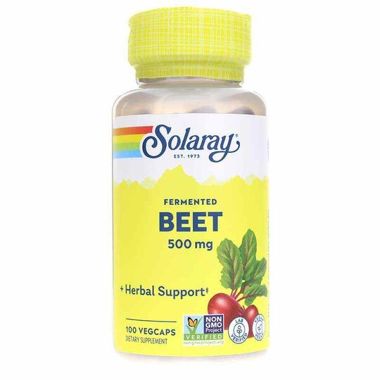 Fermented Beet 500 Mg 100 Veg Capsules, SLR