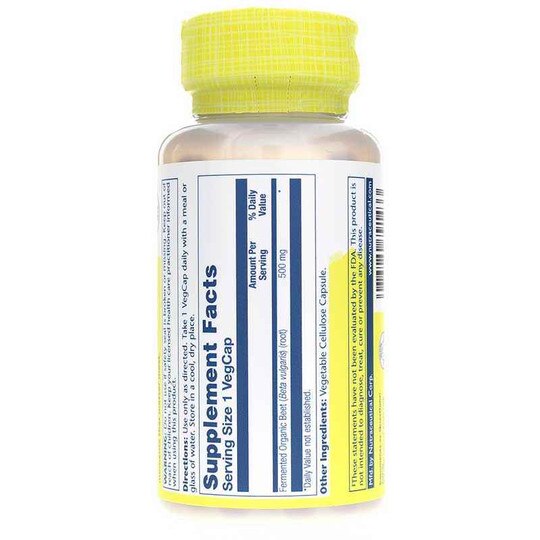 Fermented Beet 500 Mg 100 Veg Capsules, SLR