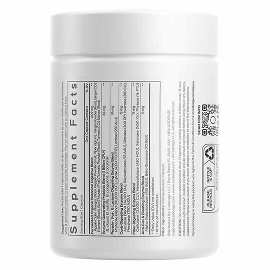 Fermented Digestive Enzymes, 90 Capsules, CDE