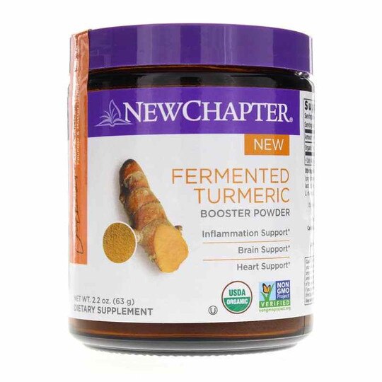 Fermented Turmeric Booster Powder Organic, New Chapter