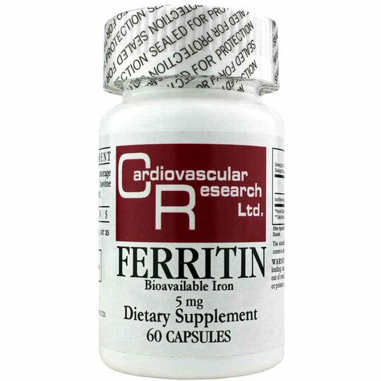 Ferritin Bioavailable Iron, 60 Capsules, CR