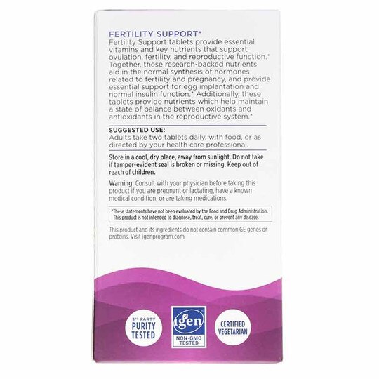 Fertility Support, 60 Tablets, NRN