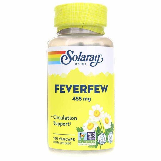Feverfew 455 Mg, 100 Veg Capsules, SLR