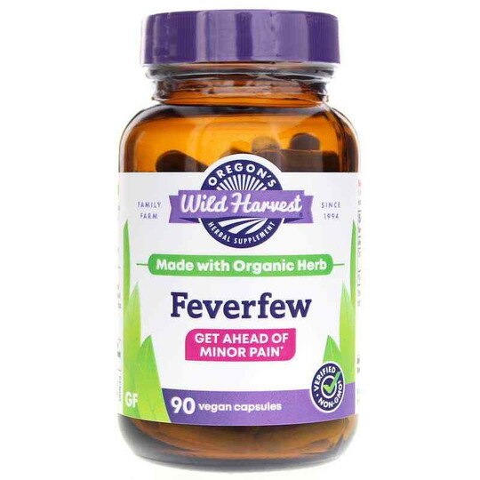 Feverfew, 90 Vegan Capsules, OWH