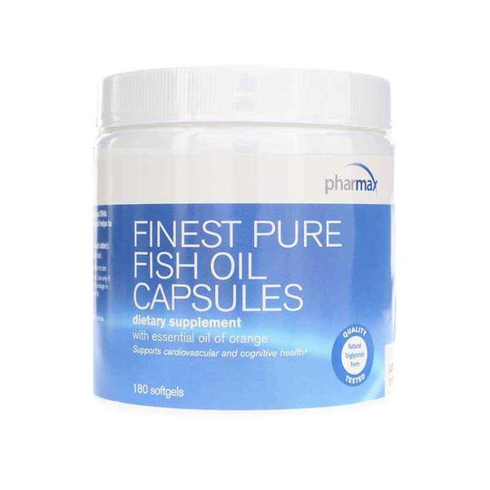 Finest Pure Fish Oil Capsules, Pharmax