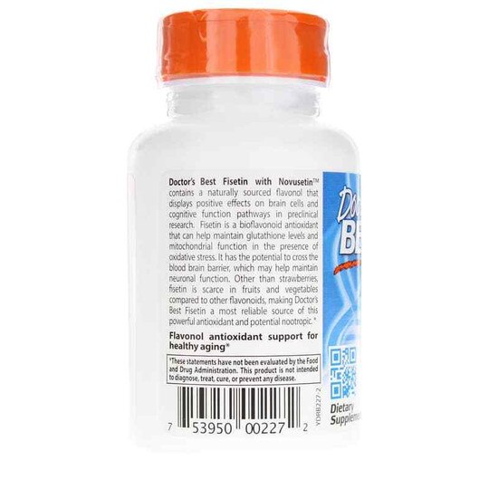 Fisetin 100 Mg, 30 Veg Capsules, DRB