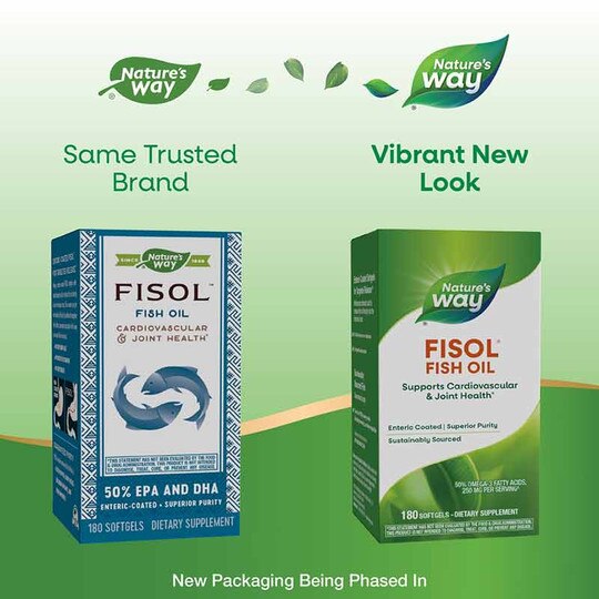Fisol Enteric-Coated Fish Oil, 180 Softgels, NWA