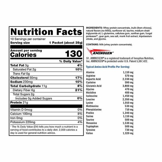 FitFood Lean Whey Sugar & Stevia Free, XYM