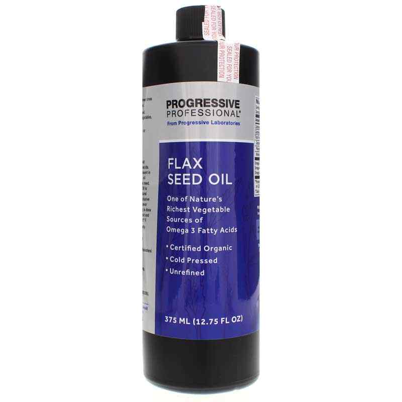 Flax Seed Oil Liquid, Progressive Labs