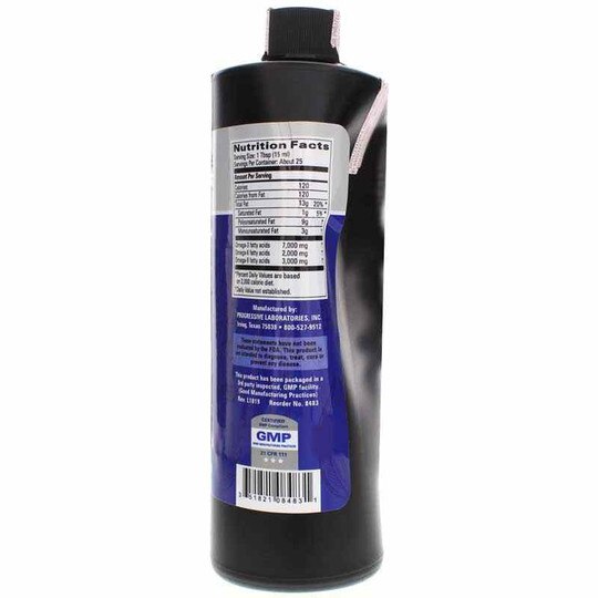 Flax Seed Oil Liquid, Progressive Labs