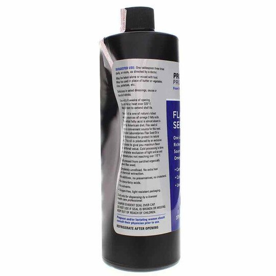 Flax Seed Oil Liquid, Progressive Labs