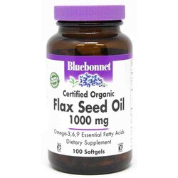Flax Seed Oil Certified Organic 1000 Mg 1