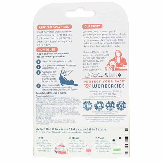 Flea & Tick Spot On for Cats, WND
