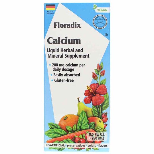 Floradix Calcium Liquid Mineral Supplement, 8.5 Oz, SAL