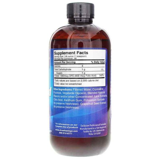 Folic Acid Liquid, 8 Oz, DRA