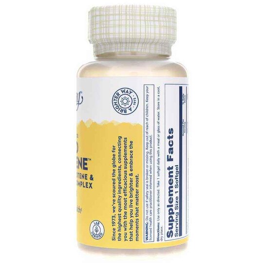 Food Carotene 500 Mcg, Plant Source, 100 Softgels, SLR