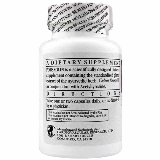 Forskolin, 60 Capsules, CR