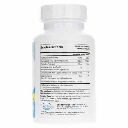 Fortifeye AREDS II Plus, 60 Softgels, FFV