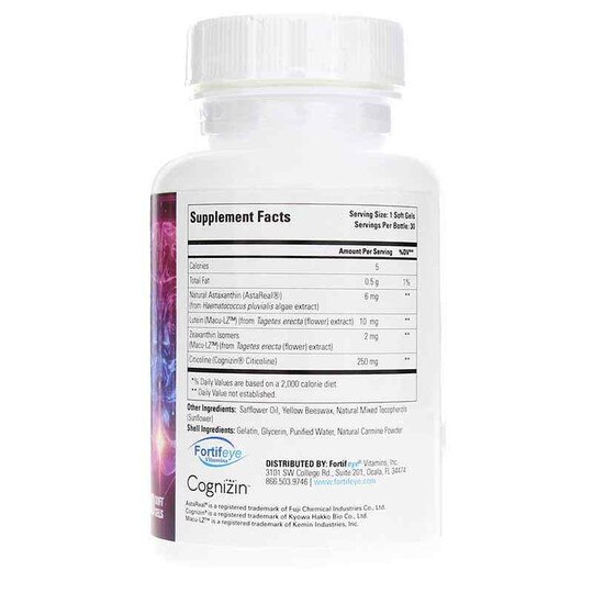 Fortifeye Focus & Brain, 30 Softgels, FFV