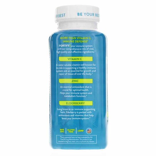 Fortify with Vitamin C + Zinc, 60 Capsules, HLG