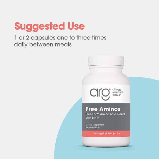 Free Aminos, 100 Veg Capsules, ARG