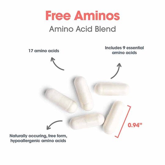 Free Aminos, 100 Veg Capsules, ARG