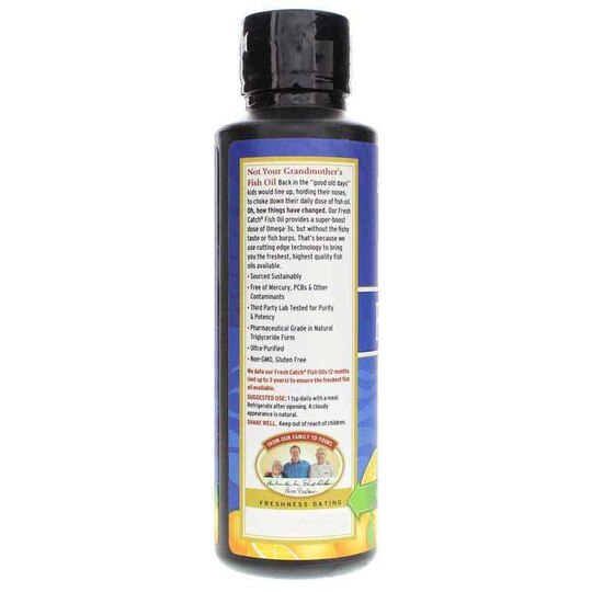 Fresh Catch Fish Oil Liquid Orange Flavor, 8 Oz, BOO