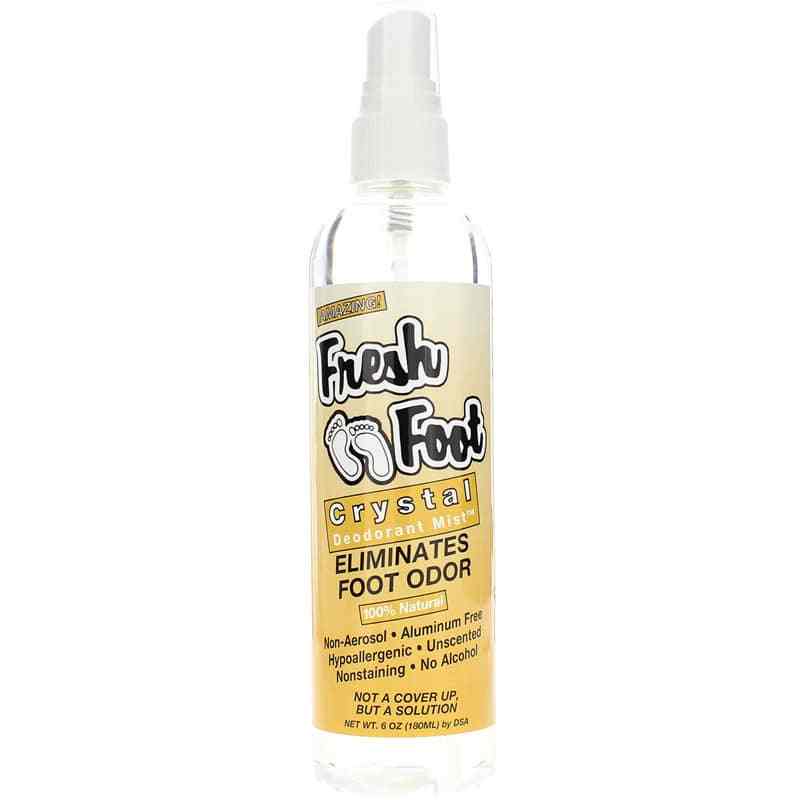 Fresh Foot Crystal Deodorant Mist, Deodorant Stones of America