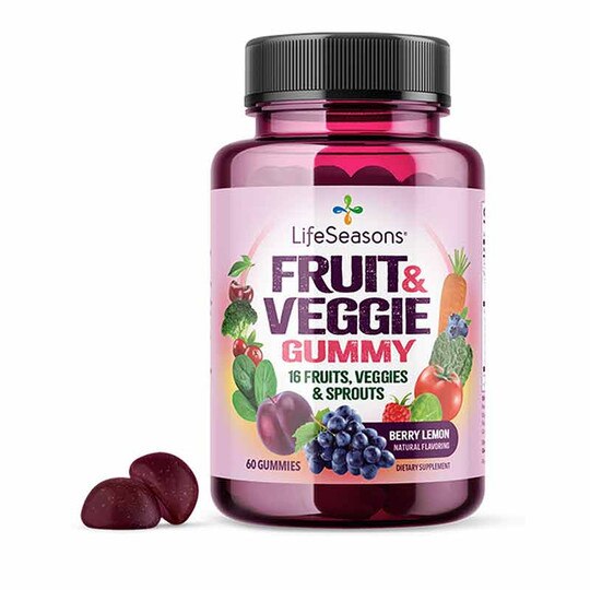 Fruit & Veggie Gummy Berry Lemon, 60 Gummies, LSE