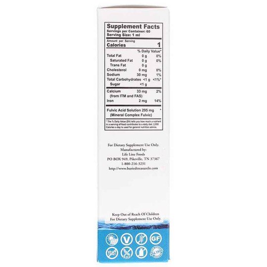 Fulvic Mineral Complex, 2 Oz, BTN
