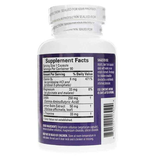 GABA Calming Support, 90 Capsules, BMD