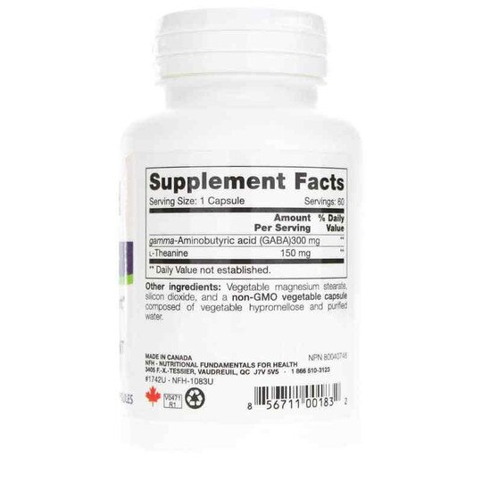 GABA-T SAP Stress Neuro Support, 60 Capsules, NFH