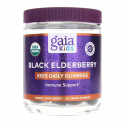 Gaia Kids Black Elderberry Kids Daily Gummies 1