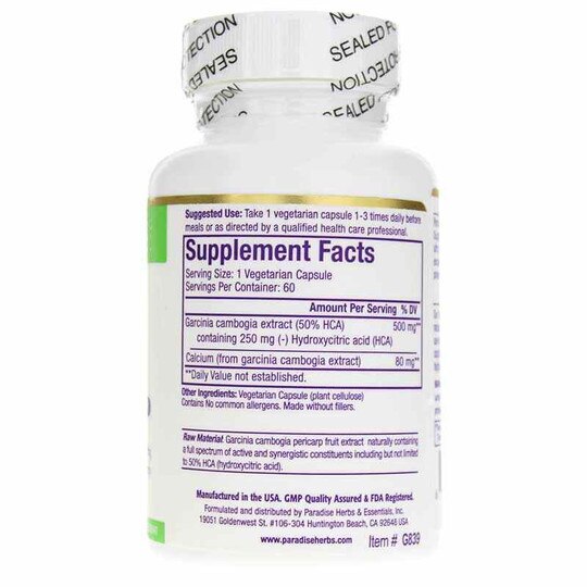 Garcinia, 60 Veg Capsules, PHE