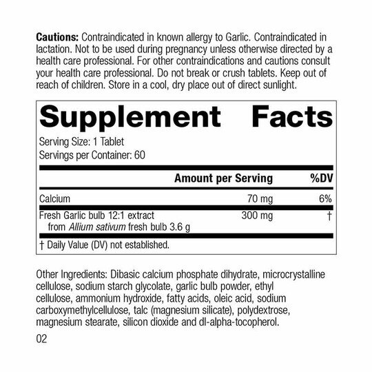 Garlic Forte, 60 Enteric Coated Tablets, SP