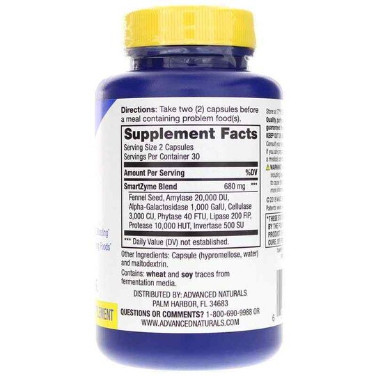 Gas Relief, 60 Veg Capsules, ADVN