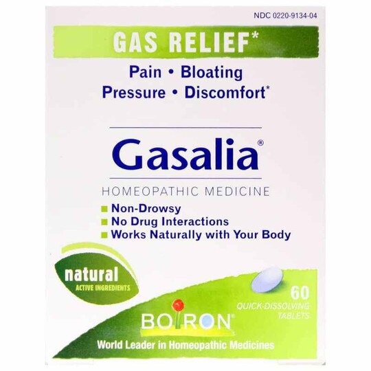 Gasalia Gas Relief, 60 Tablets, BOR
